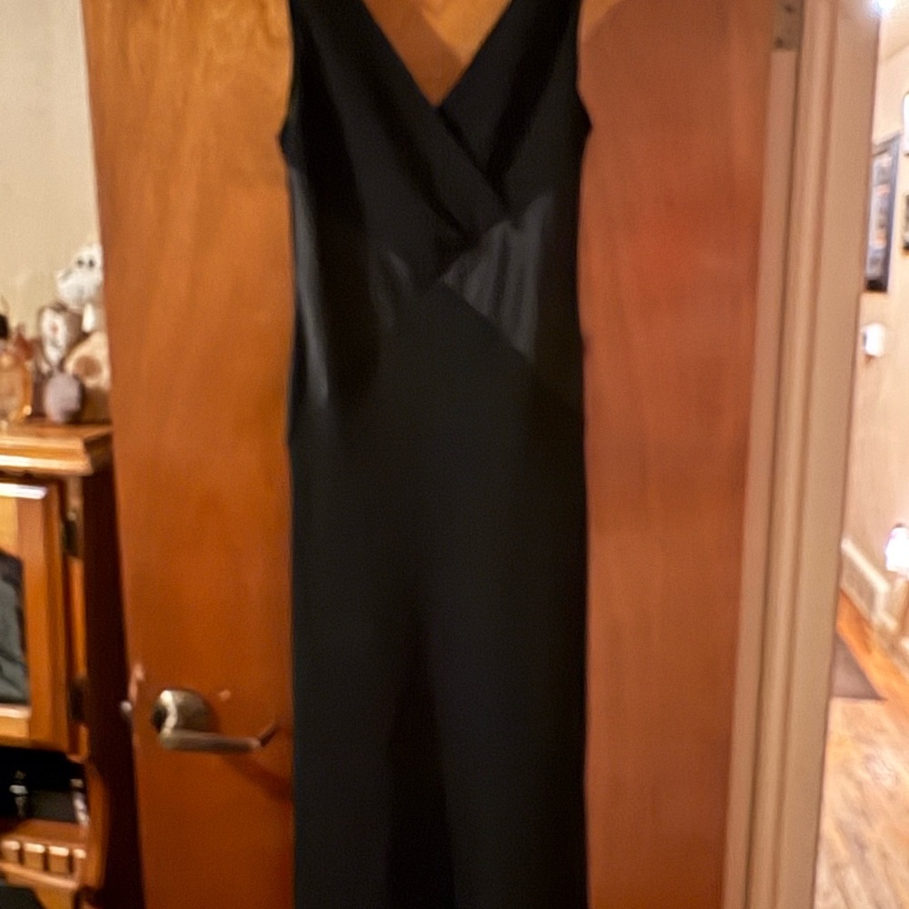 Amanda Smith Black Asymmetrical Dress